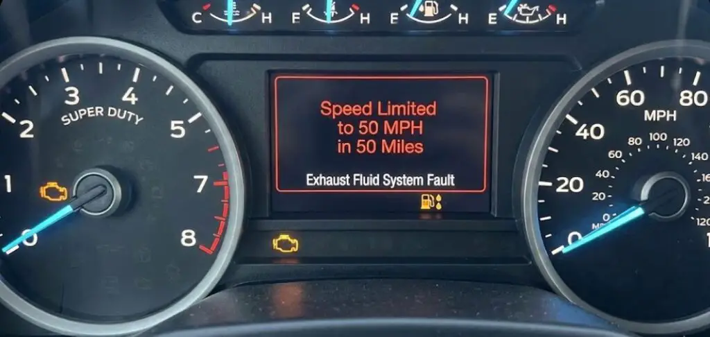 Speed Limited to 50 MPH