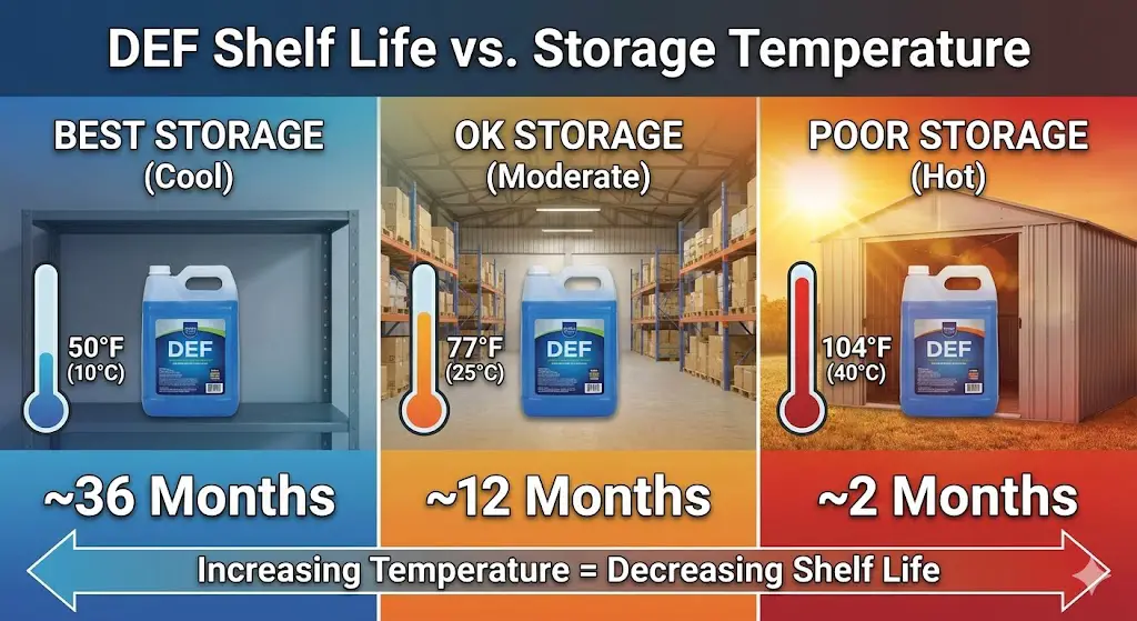 Temperature vs. Shelf Life Matrix
