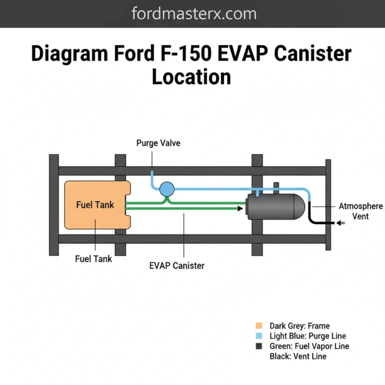 diagram ford f150 evap canister location diagram with labeled components and explanations
