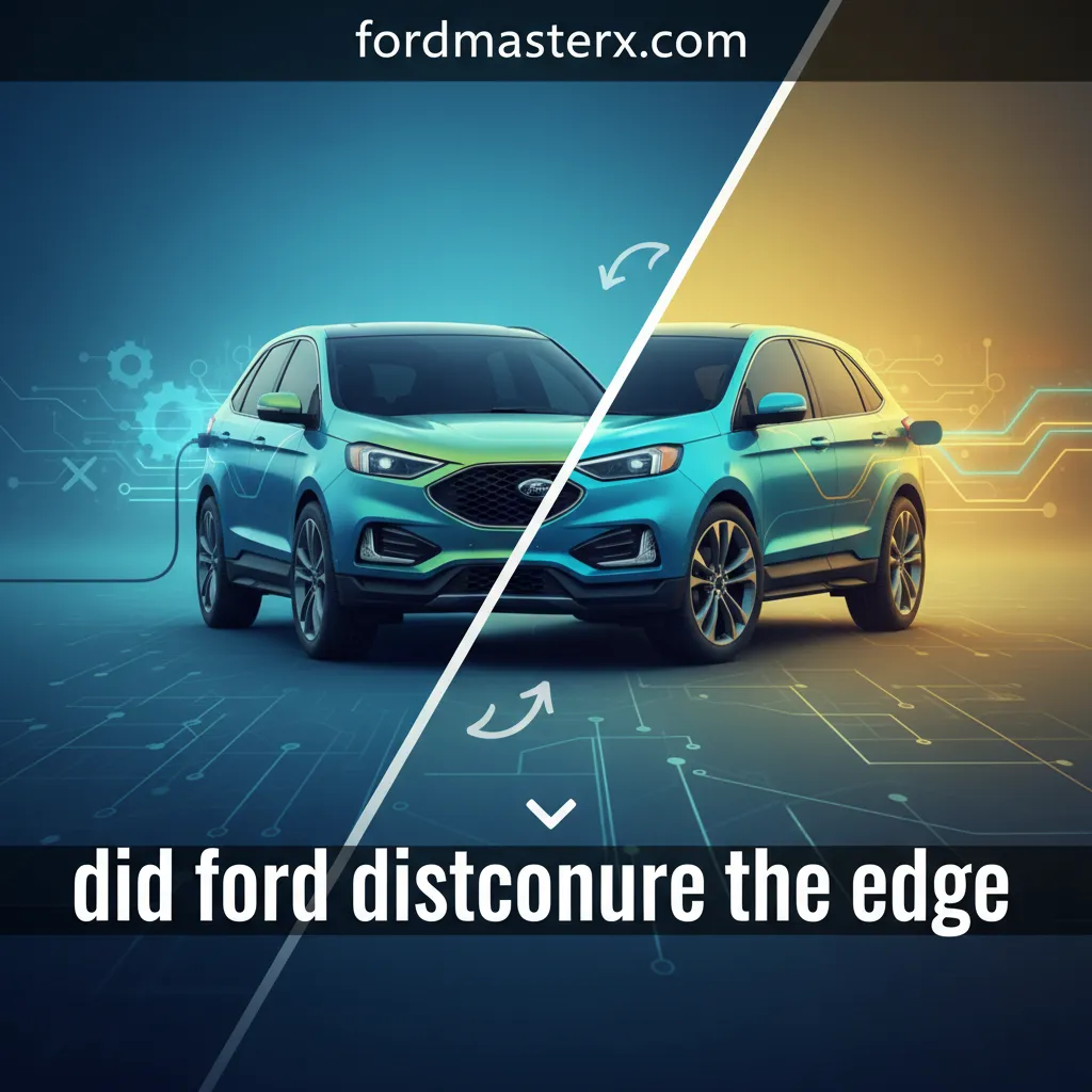 did ford discontinue the edge
