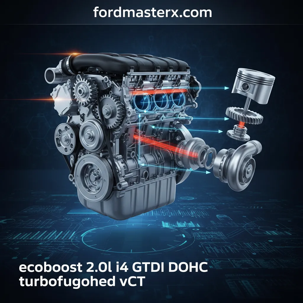 ecoboost 2.0l i4 gtdi dohc turbocharged vct