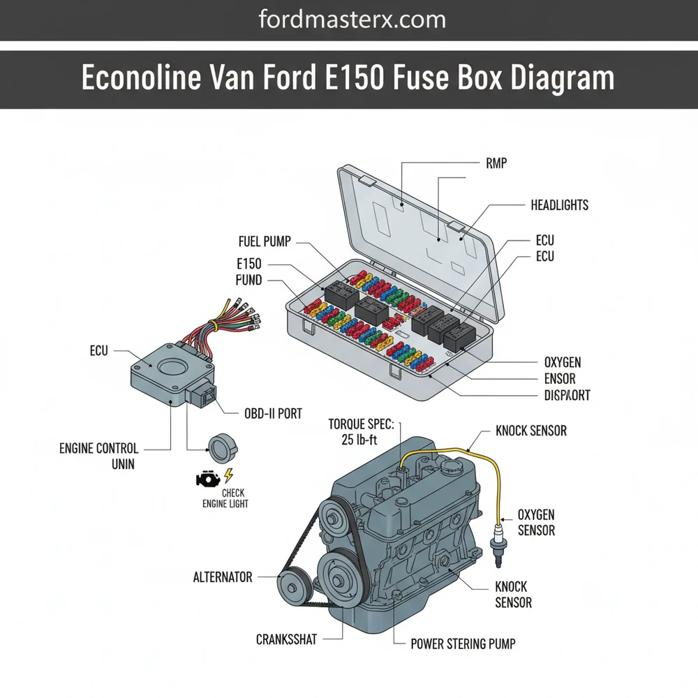 Econoline Van Ford E150 Fuse Box Diagram: Easy Setup Guide