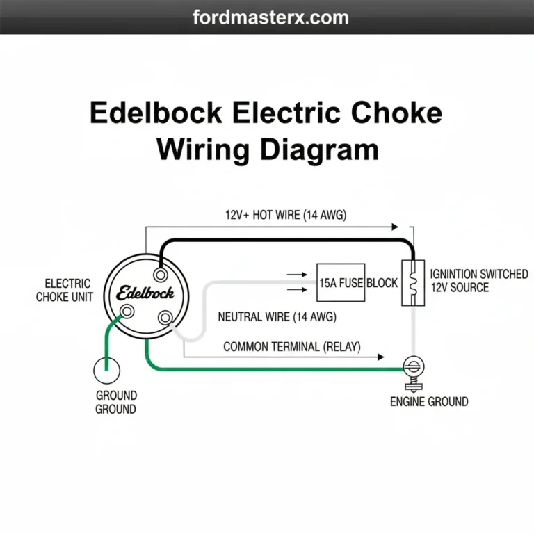 edelbrock electric choke wiring diagram diagram with labeled components and explanations