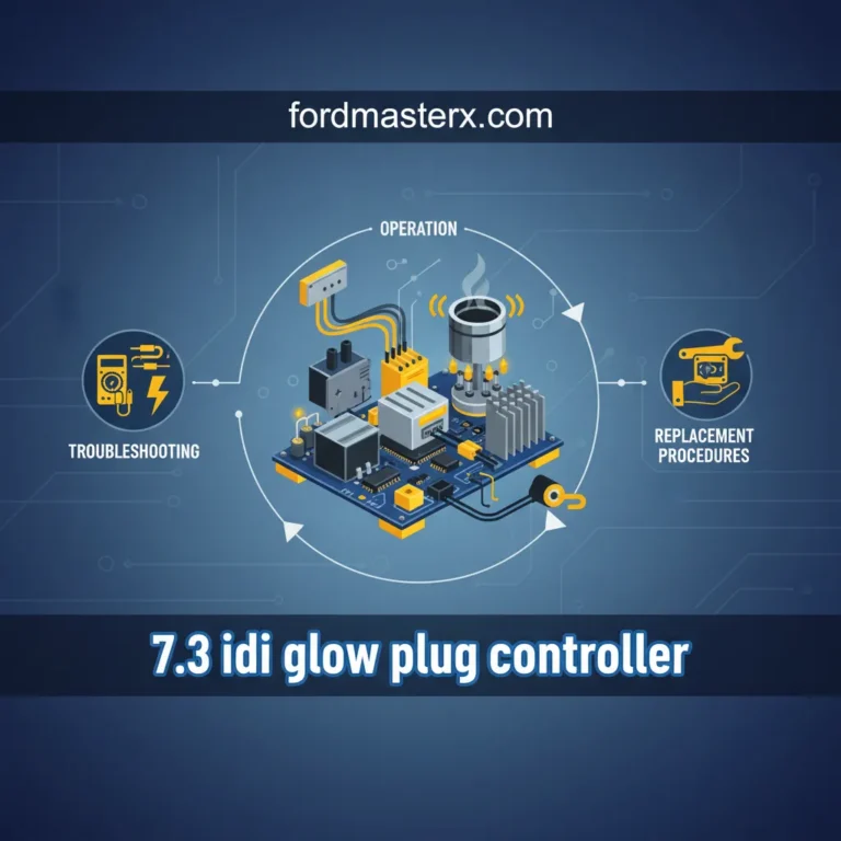 7.3 Idi Glow Plug Controller: Troubleshooting, Operation, And Replacement Procedures