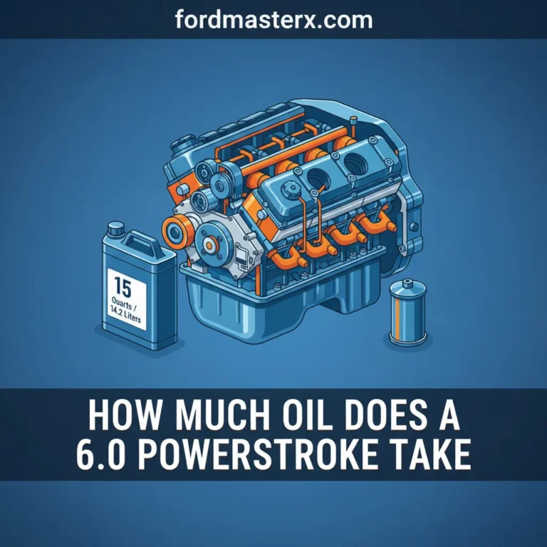 How Much Oil Does A 6.0 Powerstroke Take: Capacity And Lubrication Specifications