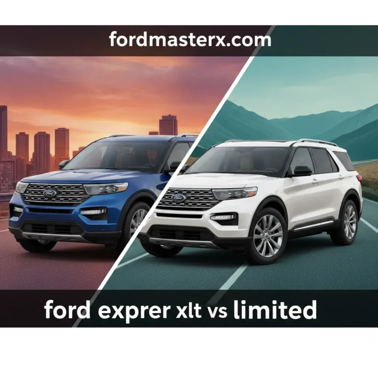 Ford Explorer Xlt Vs Limited: Complete Guide