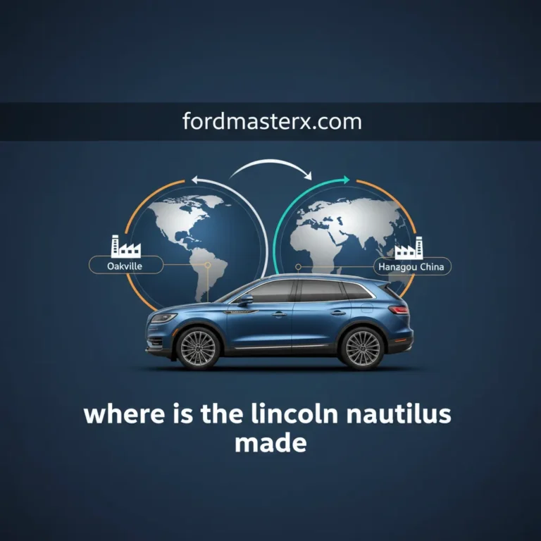 Where Is The Lincoln Nautilus Made: Current Production Sites And Manufacturing Evolution