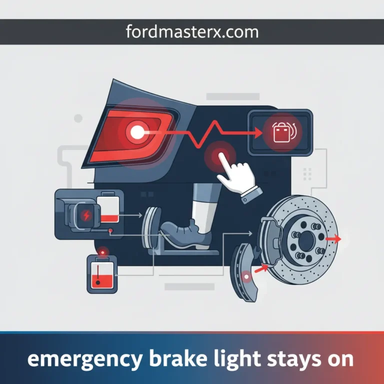 Emergency Brake Light Stays On: Diagnostic Steps And Mechanical Solutions