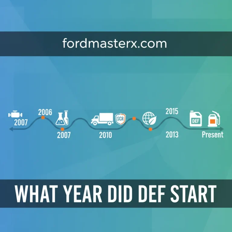 What Year Did Def Start? Timeline Of Diesel Exhaust Fluid And Scr Regulations
