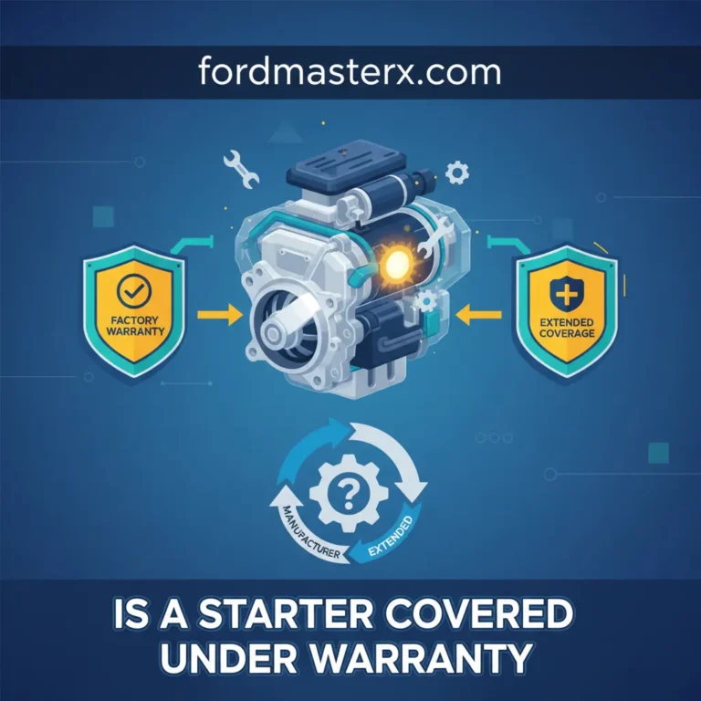 Is A Starter Covered Under Warranty: Manufacturer And Extended Coverage Analysis