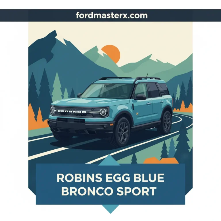 Robins Egg Blue Bronco Sport: Complete Guide