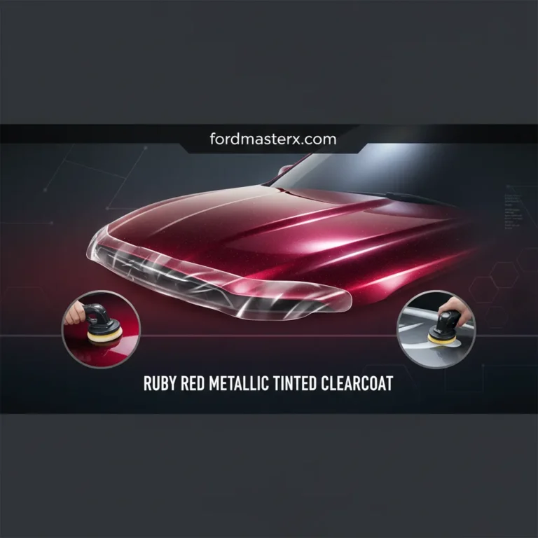 Ruby Red Metallic Tinted Clearcoat Factory Finish Restoration And Maintenance Guide