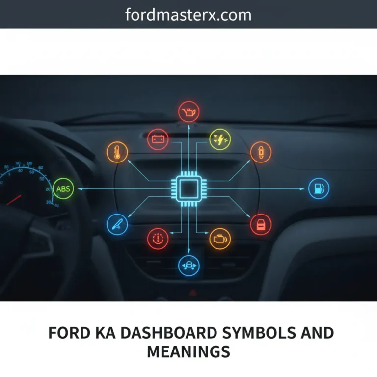 Ford Ka Dashboard Symbols And Meanings: A Technical Identification Guide