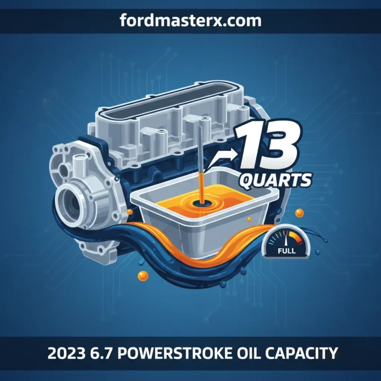 2023 6.7 Powerstroke Oil Capacity: Complete Guide