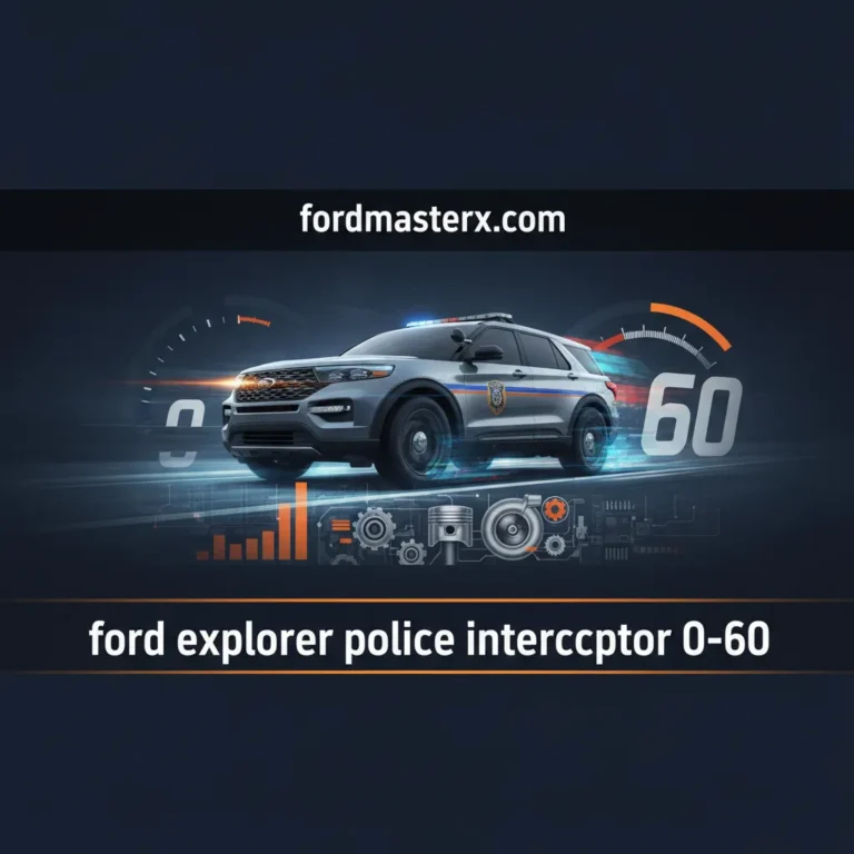 Ford Explorer Police Interceptor 0-60 Performance And Powertrain Technical Analysis