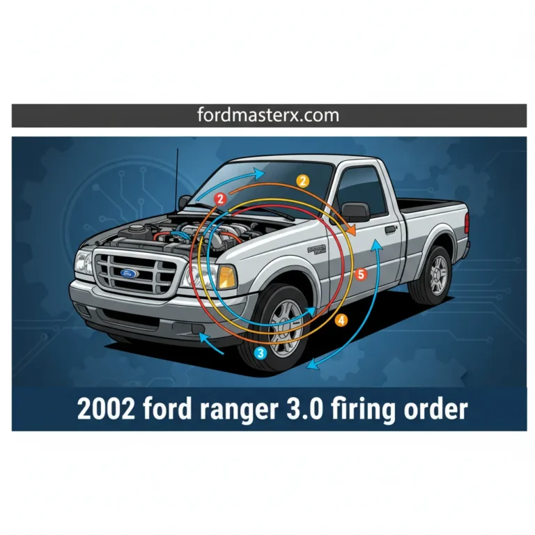 2002 Ford Ranger 3.0 Firing Order: Complete Guide