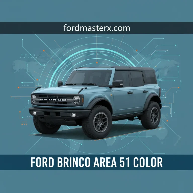 Ford Bronco Area 51 Color Specifications And Local Inventory Availability