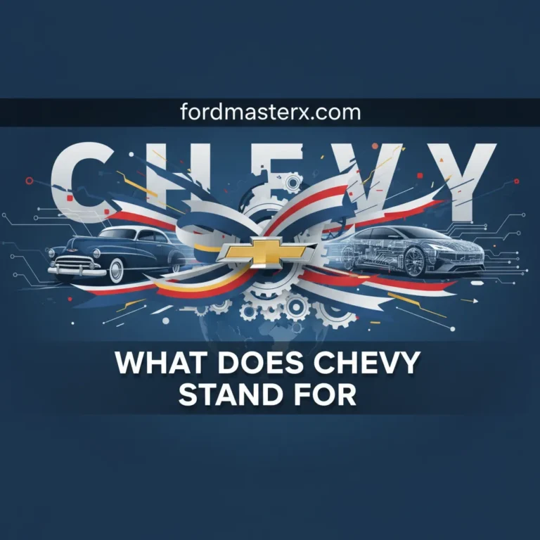 What Does Chevy Stand For: The History And Cultural Identity Of Chevrolet