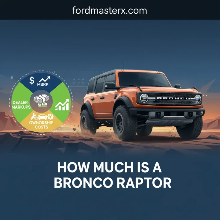 How Much Is A Bronco Raptor: Msrp, Dealer Markups, And Ownership Costs Breakdown