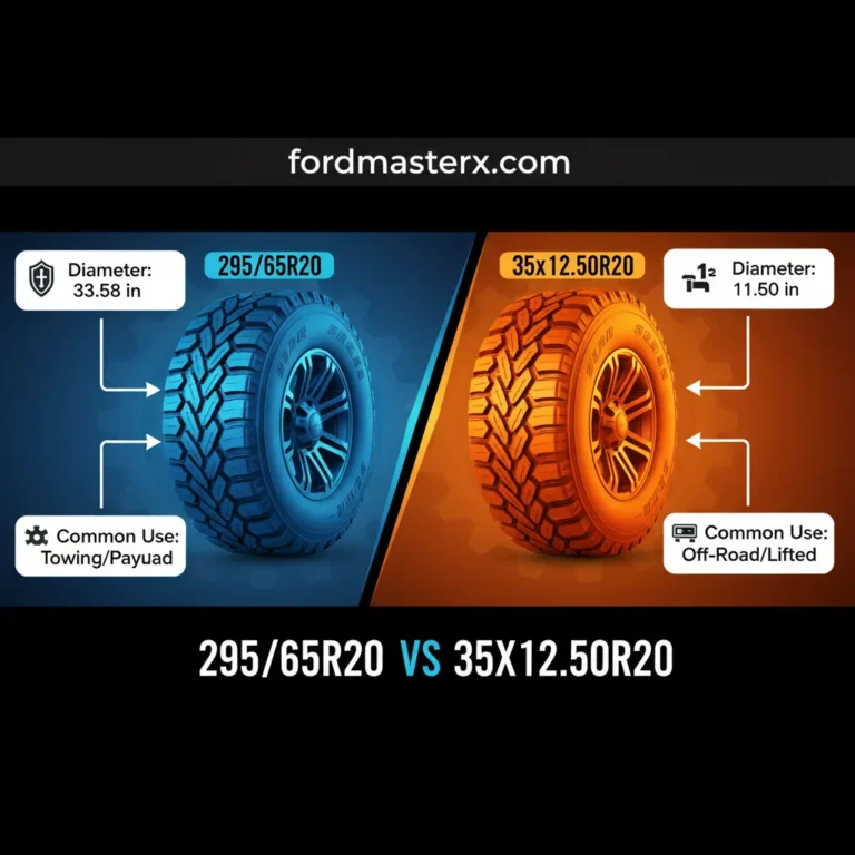 295/65R20 Vs 35X12.50R20: Technical Comparison For Heavy-Duty Truck Fitment