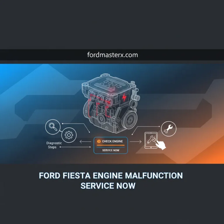 Ford Fiesta Engine Malfunction Service Now: Diagnostic Steps And Repair Solutions