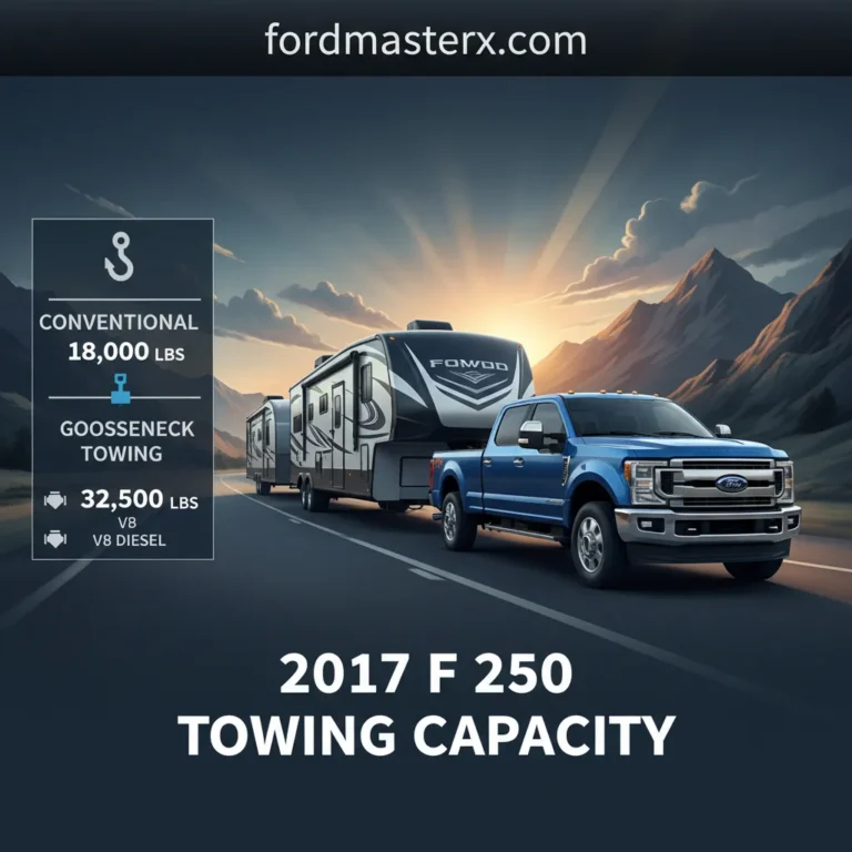 2017 F 250 Towing Capacity: Conventional And Gooseneck Ratings By Engine Configuration