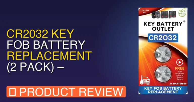 CR2032 Key Fob Battery Replacement: 2014 Ford Fusion Review & Verdict