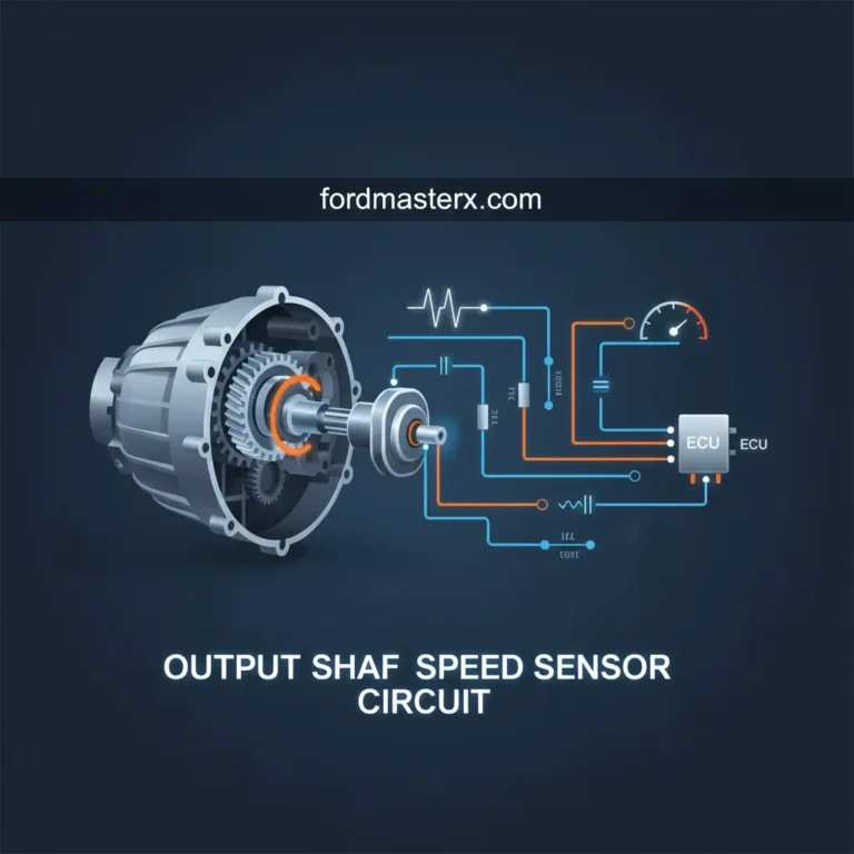 Output Shaft Speed Sensor Circuit: Technical Diagnostics And Repair Procedures