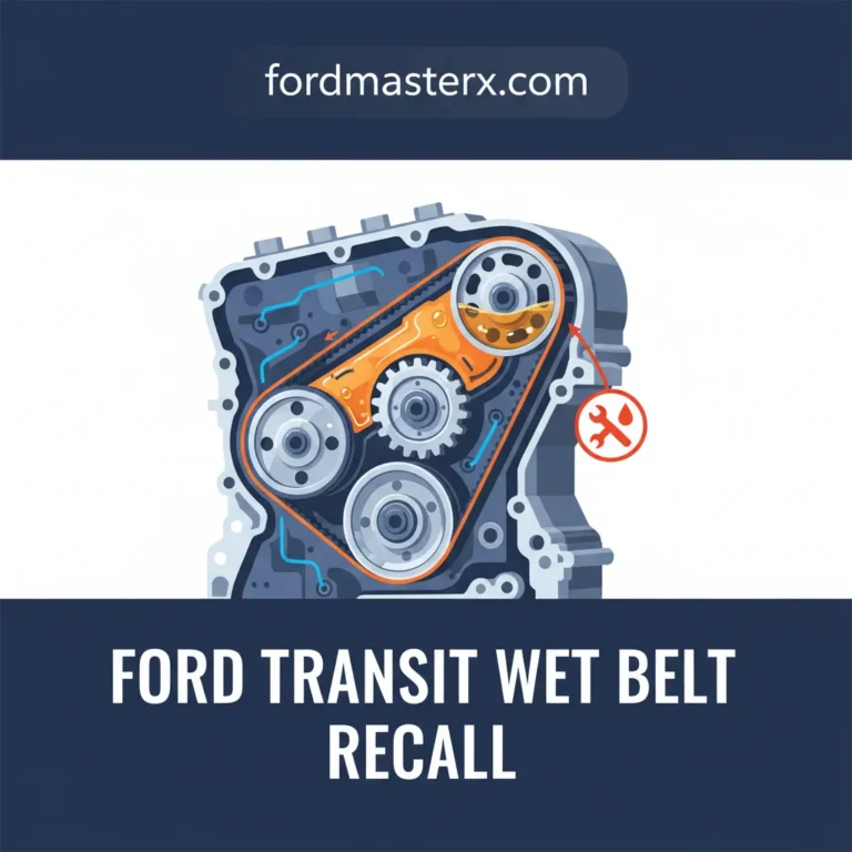 Ford Transit Wet Belt Recall: Technical Analysis And Required Maintenance Actions