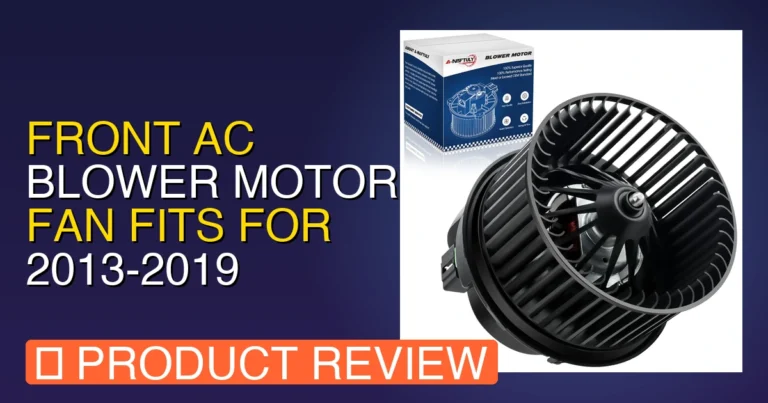 2017 Ford Escape Blower Motor Replacement: Front AC Blower Fan Fits Re