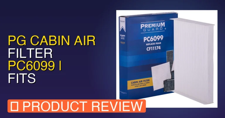 PG Cabin Air Filter PC6099 | Review: 2012 Ford Fusion Cabin Air Filter