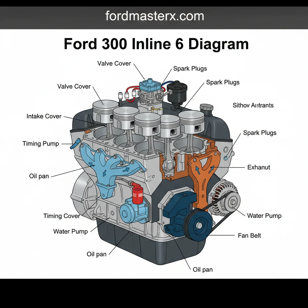 Ford 300 Inline 6 Diagram: Complete Engine Layout Guide