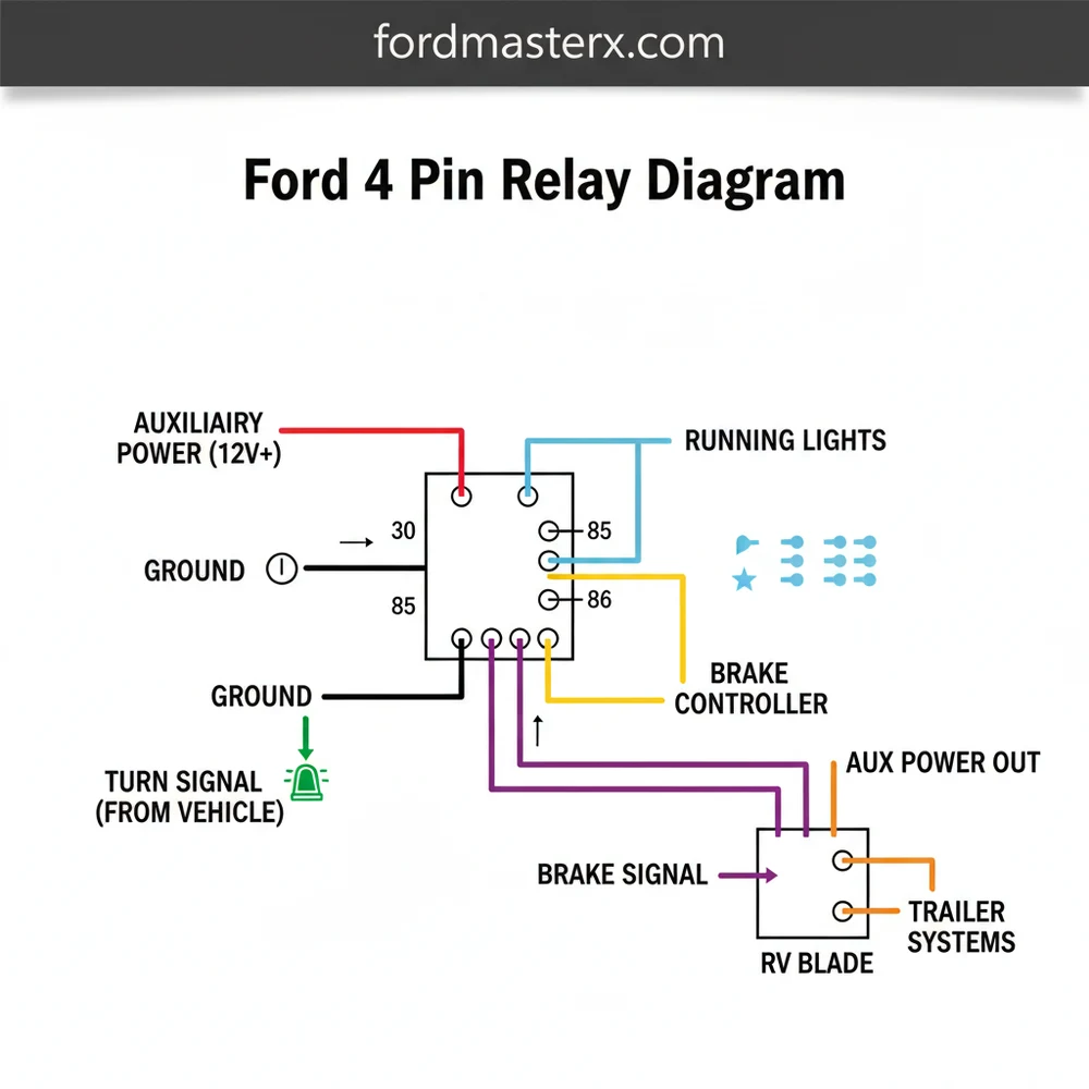 Ford 4 Pin Relay Wiring Diagram: Easy Setup Guide
