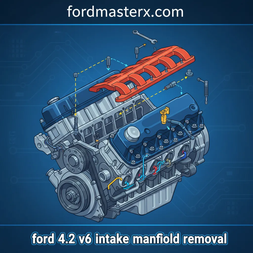 ford 4.2 v6 intake manifold removal