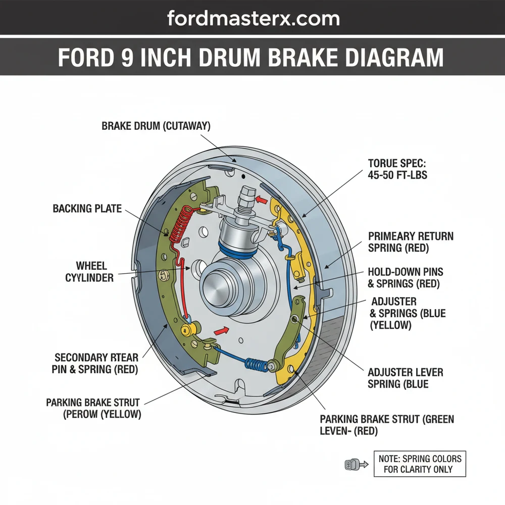 Ford 9 Inch Drum Brake Diagram: Step-by-Step Guide