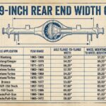 ford 9 inch width chart