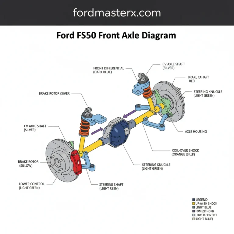 ford f150 front axle diagram diagram with labeled components and explanations