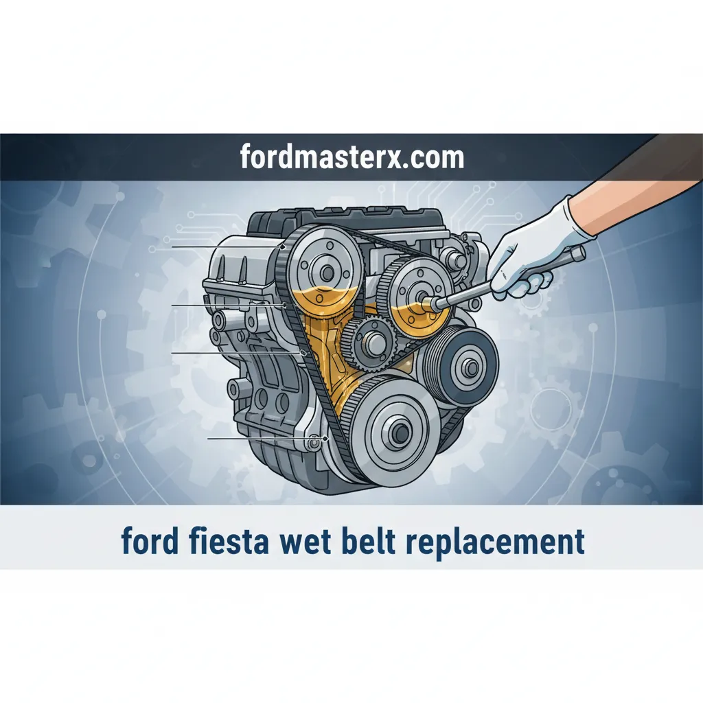 ford fiesta wet belt replacement