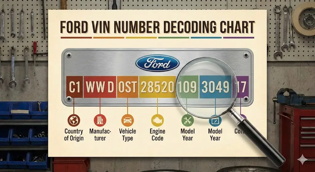 ford vin number decoding chart