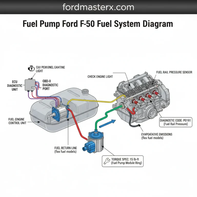 fuel pump ford f150 fuel system diagram diagram with labeled components and explanations
