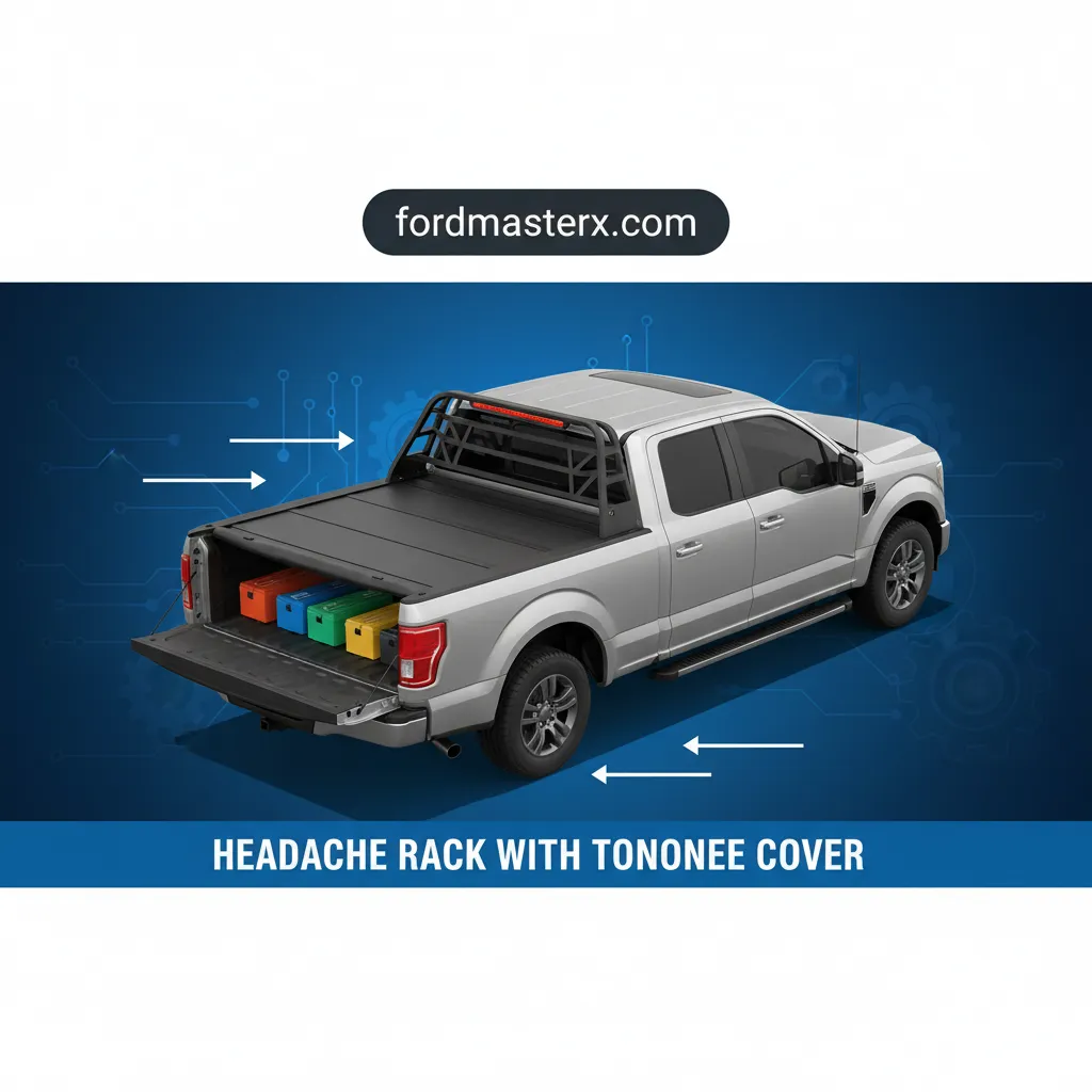 headache rack with tonneau cover