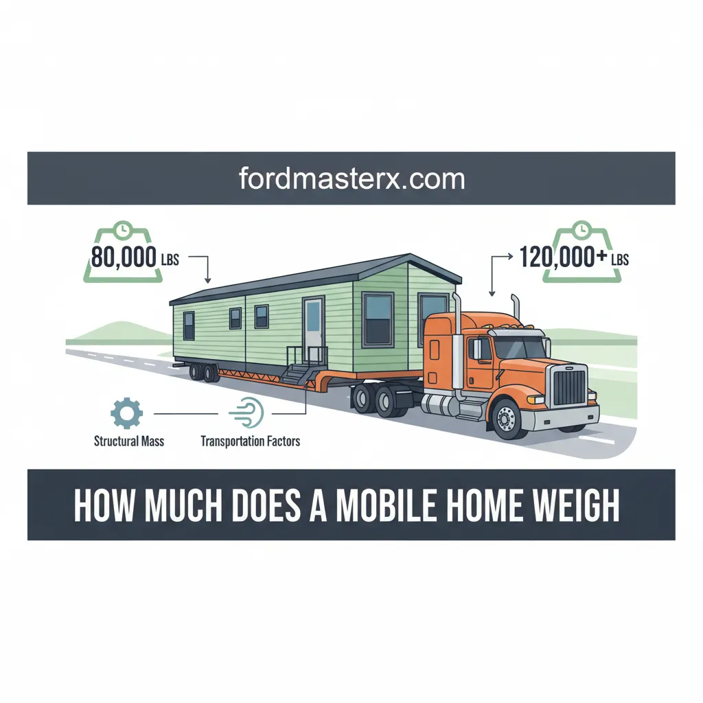 how much does a mobile home weigh