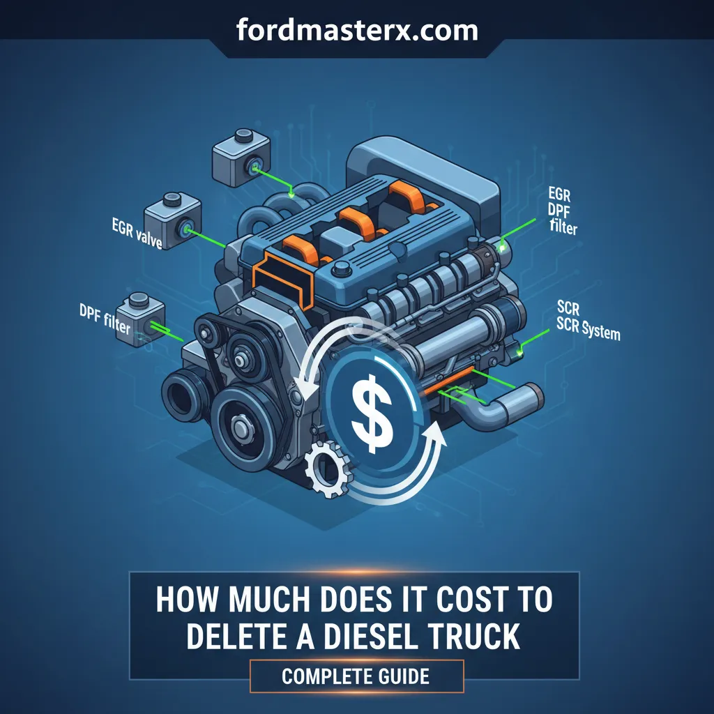 how much does it cost to delete a diesel truck