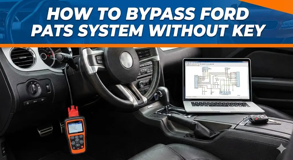 how to bypass ford pats system without key