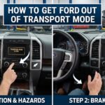 how to get ford out of transport mode