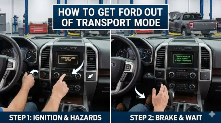 how to get ford out of transport mode