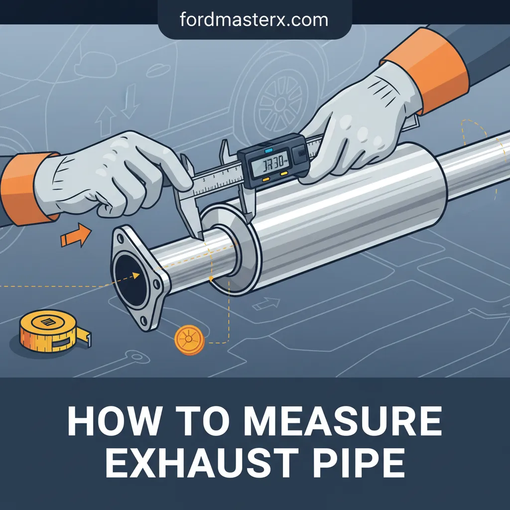 how to measure exhaust pipe