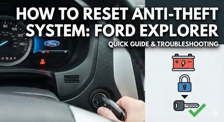 how to reset anti theft system ford explorer