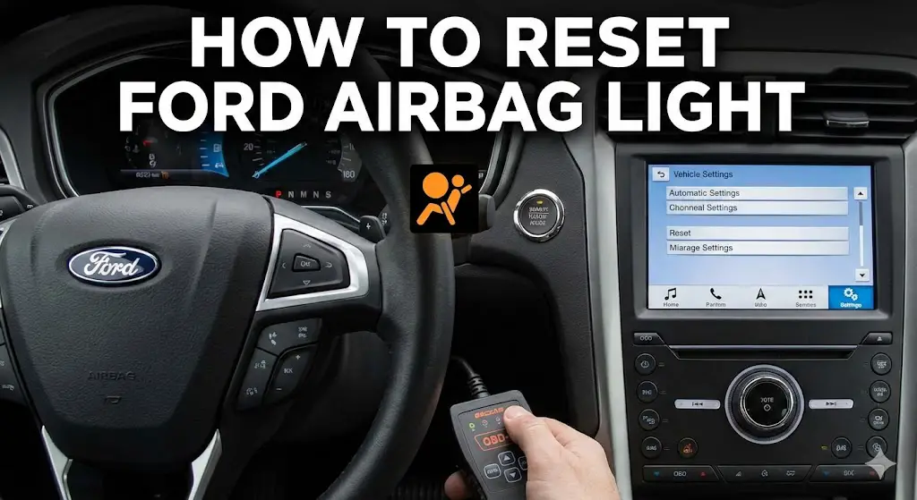 how to reset ford airbag light