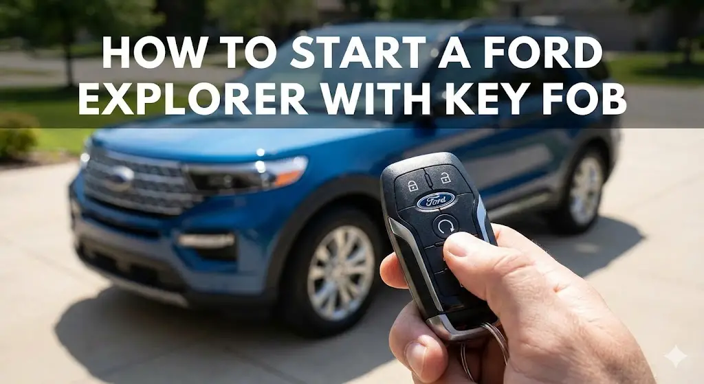 how to start a ford explorer with key fob